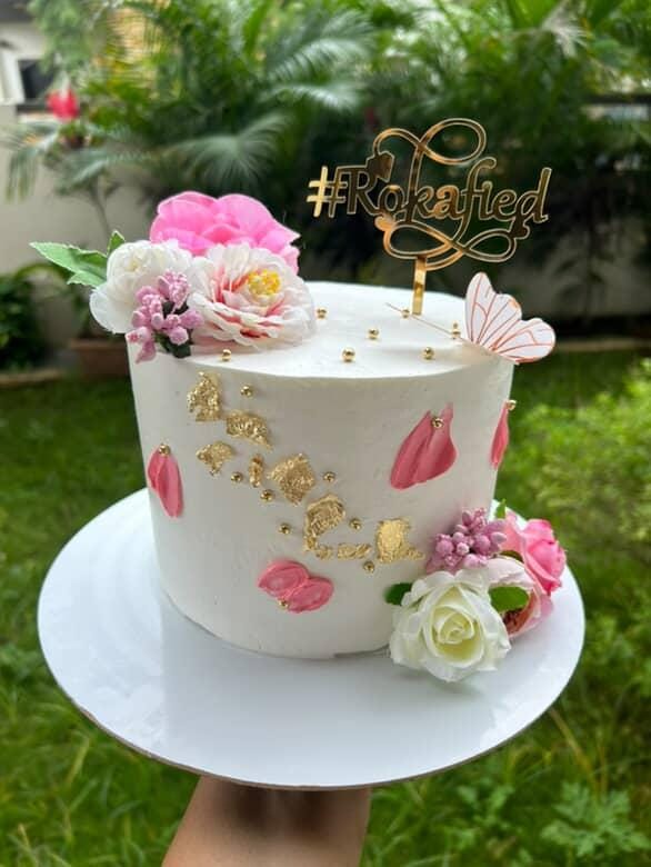 Golden Rose Cake